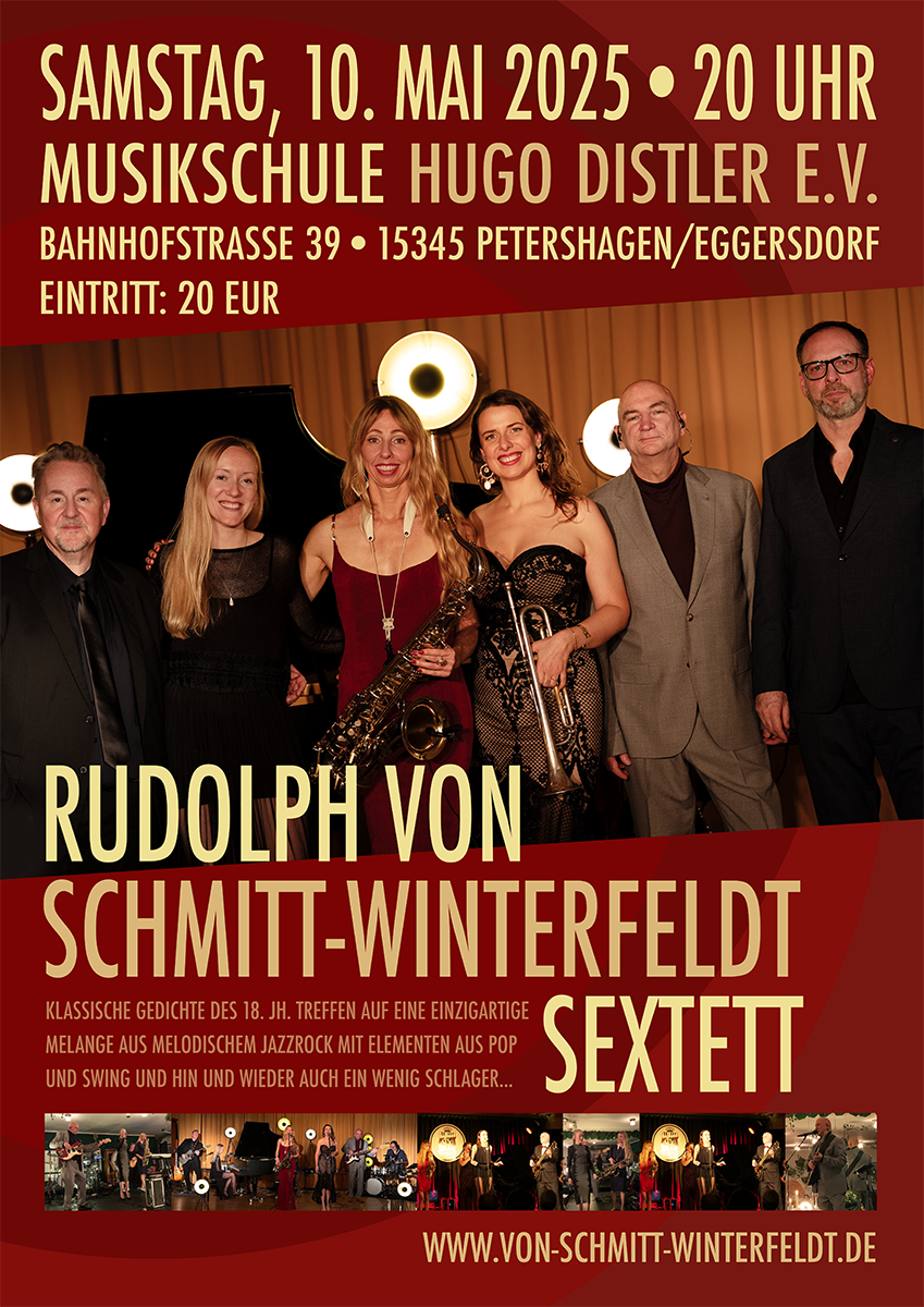 Rudolph von Schmitt-Winterfeldt Sextett in der Musikschule Hugo Distler e.V.